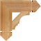 Ekena Millwork Balboa Arts & Crafts Rough Sawn Bracket, Western Red Cedar, 4"W x 14"D x 14"H BKT04X14X14BOA03RWR - alternate 3